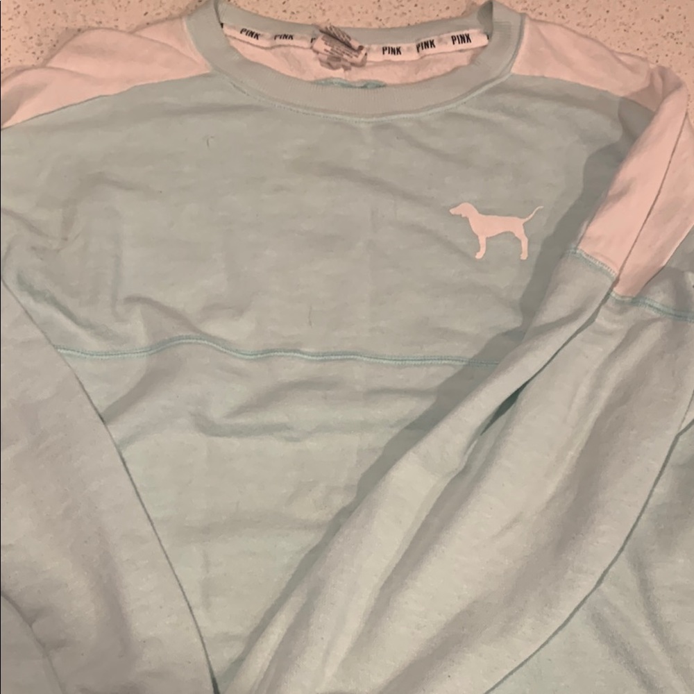Victoria's Secret PINK Mint Green Sweatshirt